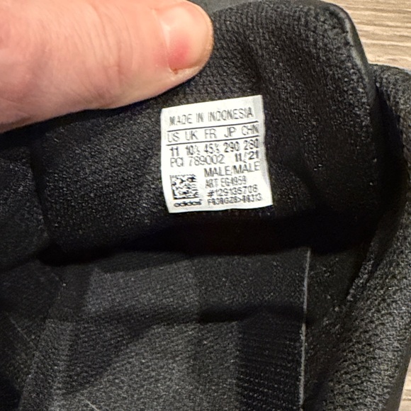 Adidas Superstar Foundation Men’s 11 Black/White – Like New - Picture 6 of 6